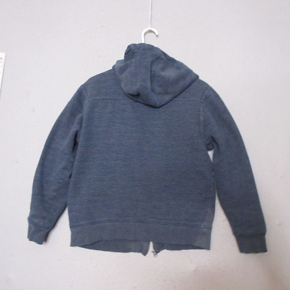 Vintage Oneill Hoodie Boys Medium Blue Sherpa Lined Skate Surf Y2K 90s Grunge - Picture 3 of 15
